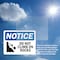 Signmission Do Not Climb On Rocks Sign With Symbol, 7 in W x Rectangle, Vinyl Decal OS-2PACK-NS-D-57-L-11105 - alternate 3